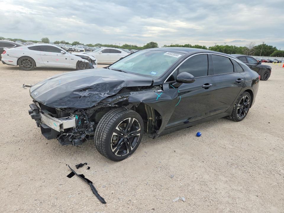 2021 Kia K5 VIN 5XXG64J25MG037652 COPART salvage auction — FRONT END, TX - SALVAGE VEHICLE TITLE (P), sold $2,400 on 2026-07-16 (photo 1)
