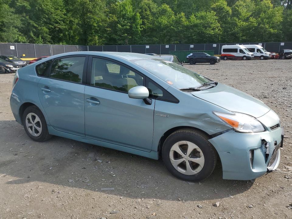 2012 Toyota Prius VIN JTDKN3DU6C5468427 COPART salvage auction — FRONT END, Md - Cert Of Salvage < 75% Damage, sold $2,700 on 2026-07-02 (photo 4)