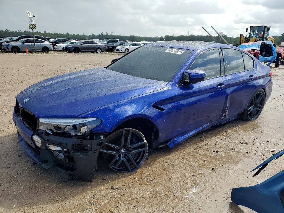 2019 BMW M5 VIN WBSJF0C59KB447789 COPART salvage auction — FRONT END, Tx - Salvage Vehicle Title, sold $18,600 on 2026-07-17 (photo 1)