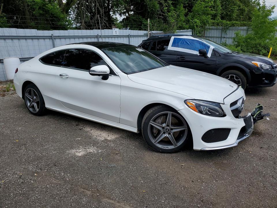 2018 Mercedes-benz C class VIN WDDWJ4KB0JF751679 COPART salvage auction — FRONT END, ON - PERMIT NO BRAND - UNFIT, sold $12,100 on 2026-07-16 (photo 4)