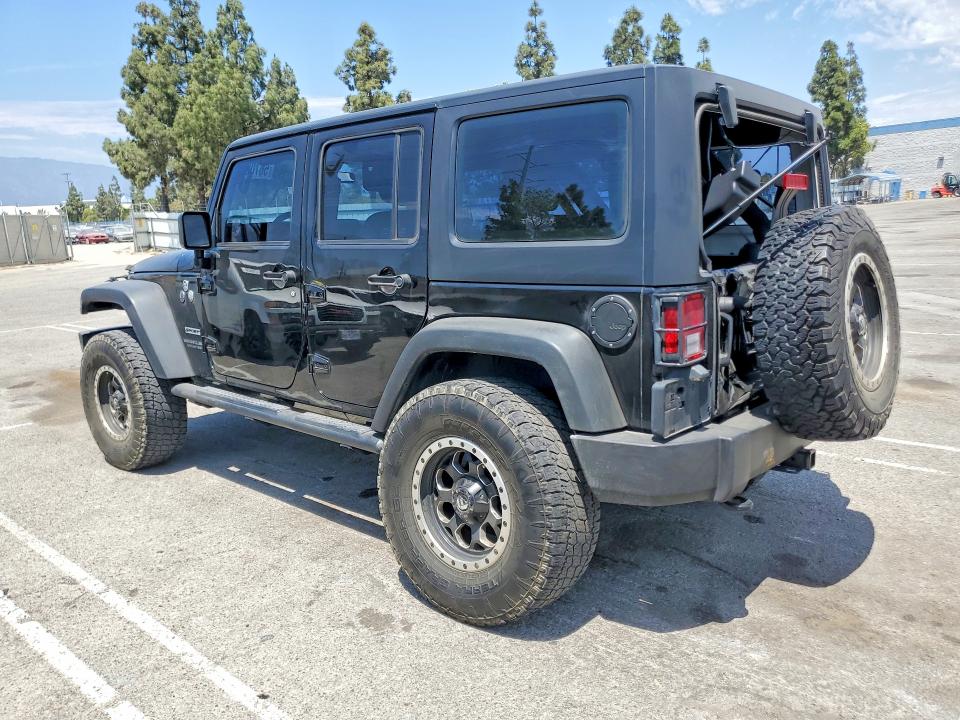 2017 Jeep Wrangler unlimited VIN 1C4BJWDG9HL549514 COPART salvage auction — REAR END, Ca - Salvage Certificate, sold $7,800 on 2026-07-30 (photo 2)
