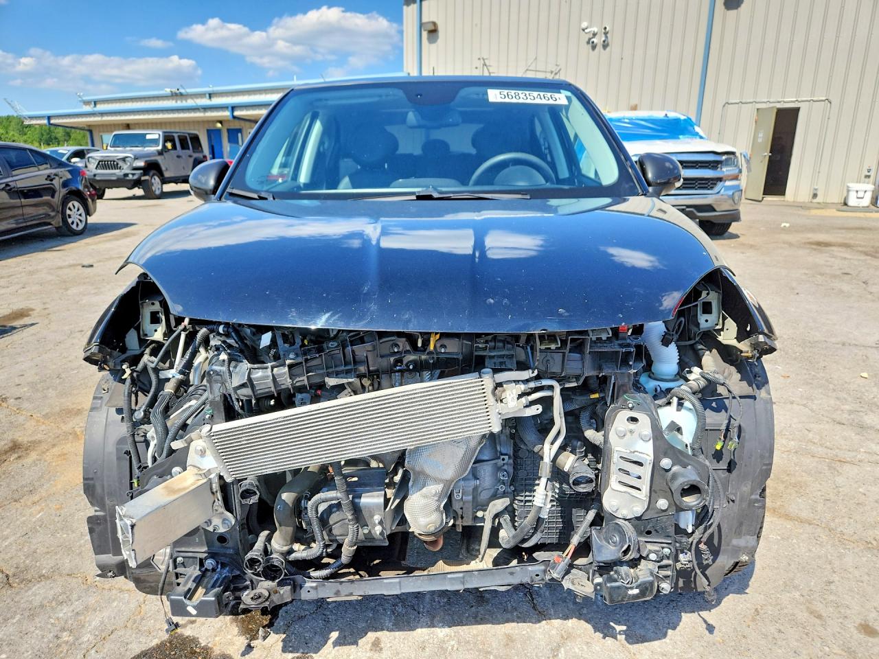 2019 Fiat 500X VIN ZFBNFYB19KP796981 COPART salvage auction — Front End, TN - SALVAGE CERTIFICATE, sold $1,850 on 2026-07-09 (photo 5)