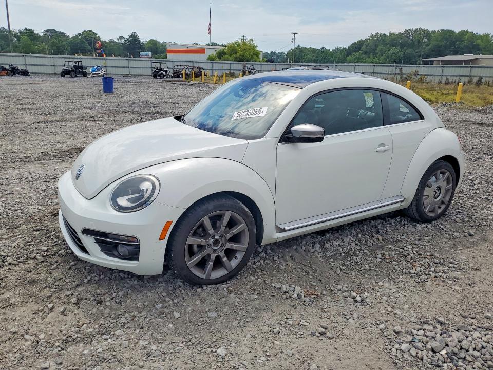 2014 Volkswagen Beetle VIN 3VWJL7AT9EM653313 COPART salvage auction — REAR END, Al - Cert Of Title-Salvage Title, sold $2,150 on 2026-07-02 (photo 1)
