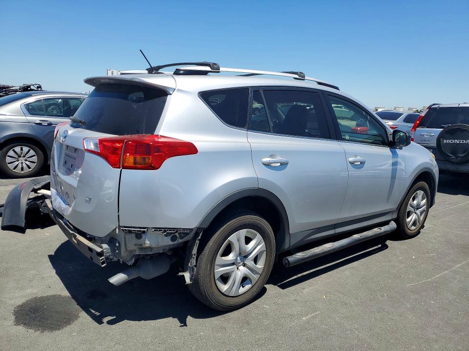 2014 Toyota VIN JTMZFREV9ED032699 COPART salvage auction — REAR END, Ca - Salvage Certificate, sold $3,700 on 2026-07-08 (photo 3)