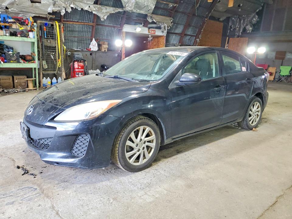 2012 Mazda 3 VIN JM1BL1V81C1659613 COPART salvage auction — FRONT END, Ny - Mv-907A Salvage Certificate, sold $450 on 2026-07-15 (photo 1)