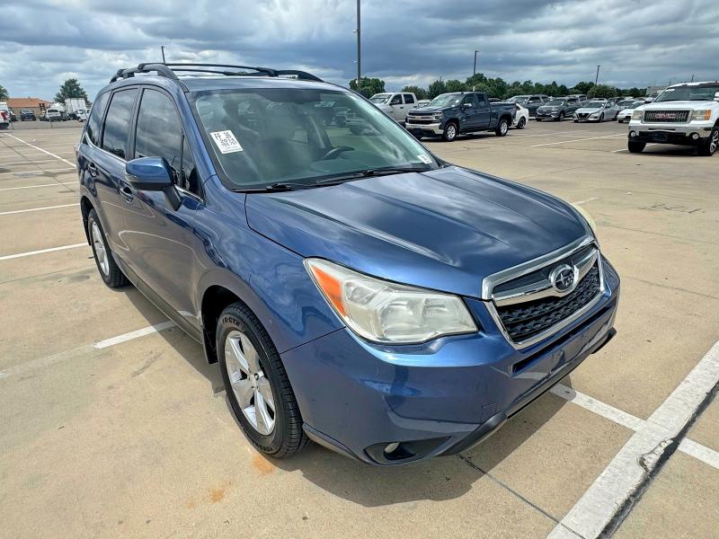 2014 Subaru Forester VIN JF2SJAMC9EH502743 — COPART salvage auction photo