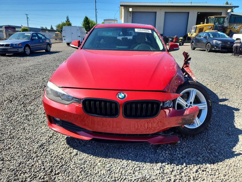 2015 BMW 3er VIN WBA3B1C54FK136761 COPART salvage auction — FRONT END, Or - Salvage Title Certificate, sold $1,150 on 2026-08-18 (photo 5)