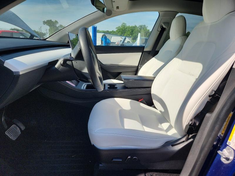 2021 Tesla Model y VIN 5YJYGDEE2MF130945 COPART salvage auction — FRONT END, Va - Cert Of Title - Salvage, sold $8,100 on 2026-07-14 (photo 7)