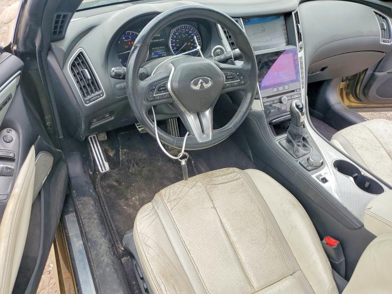 2017 Infiniti Q60 VIN JN1FV7EL0HM700972 COPART salvage auction — MINOR DENT/SCRATCHES, ON - PERMIT NO BRAND - UNFIT, sold $7,400 on 2026-07-15 (photo 8)