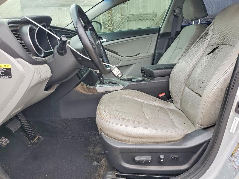 2015 Kia Optima VIN 5XXGN4A72FG447598 COPART salvage auction — Burn Engine, Ca - Salvage Certificate, sold $300 on 2026-07-20 (photo 7)