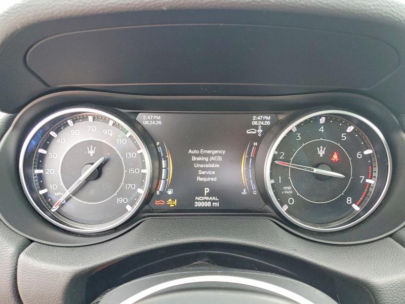 2022 Maserati Levante VIN ZN661XUA6NX389176 COPART salvage auction — FRONT END, Il - Salvage Certificate, sold $17,700 on 2026-08-26 (photo 9)