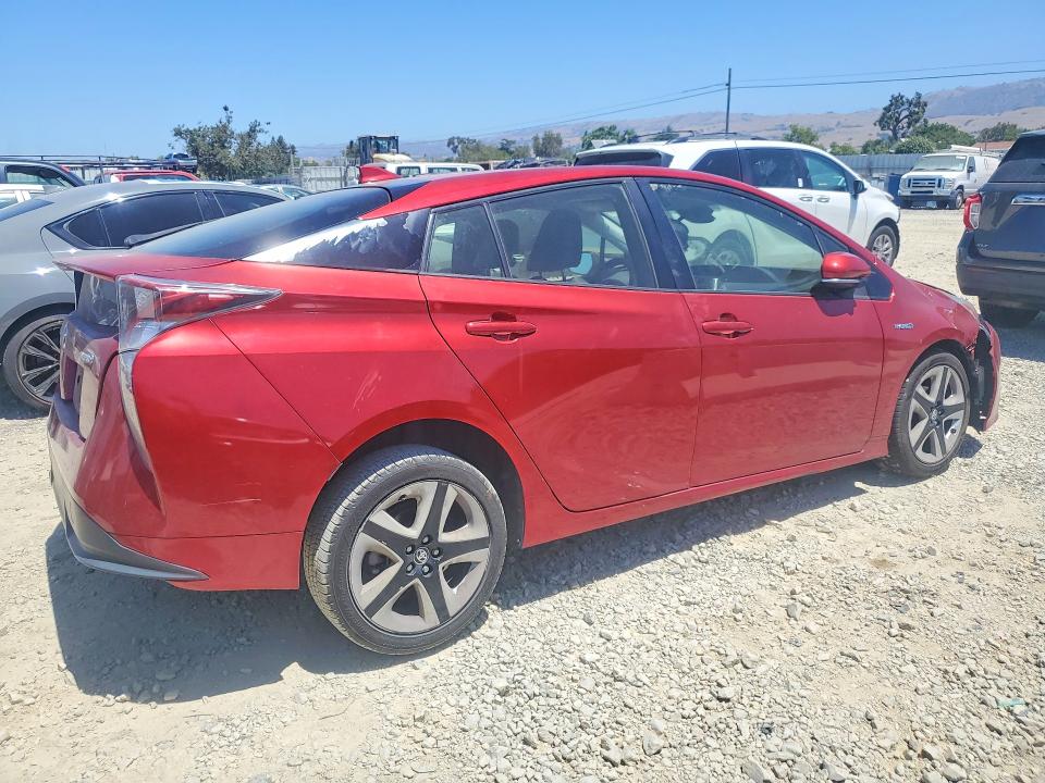 2016 Toyota Prius VIN JTDKARFU4G3507691 COPART salvage auction — UNDERCARRIAGE, Ca - Salvage Certificate, sold $3,250 on 2026-07-30 (photo 3)
