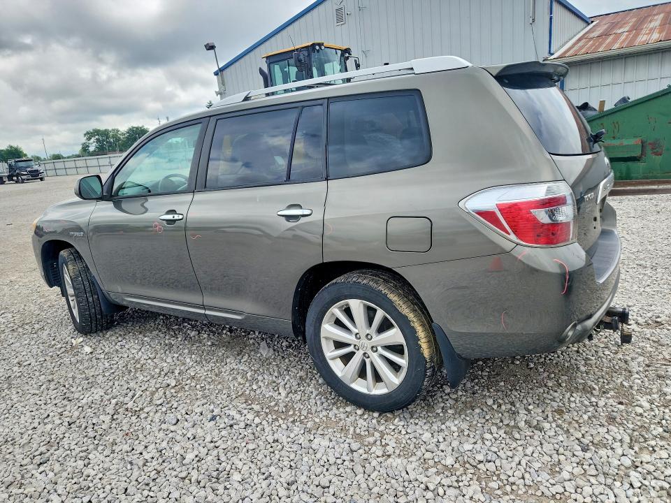 2009 Toyota Highlander VIN JTEEW44A692026775 COPART salvage auction — REAR END, Oh - Cert Of Title-Salvage, sold $125 on 2026-07-21 (photo 2)