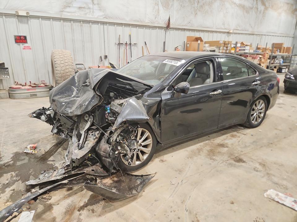 2009 Lexus ES VIN JTHBJ46G692310008 COPART salvage auction — FRONT END, Wi - Junked Vehicle Bill Of Sale, sold $475 on 2026-07-15 (photo 1)