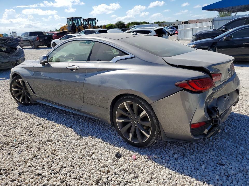 2022 Infiniti Q60 VIN JN1EV7KK1NM600608 COPART salvage auction — REAR END, FL - CERT OF TITLE SLVG REBUILDABLE, sold $5,800 on 2026-07-28 (photo 2)