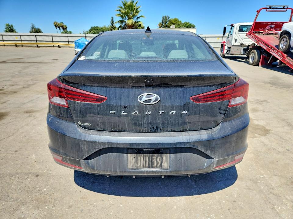 2020 Hyundai Elantra VIN 5NPD84LF6LH527937 COPART salvage auction — FRONT END, Ca - Salvage Certificate, sold $275 on 2026-07-24 (photo 6)
