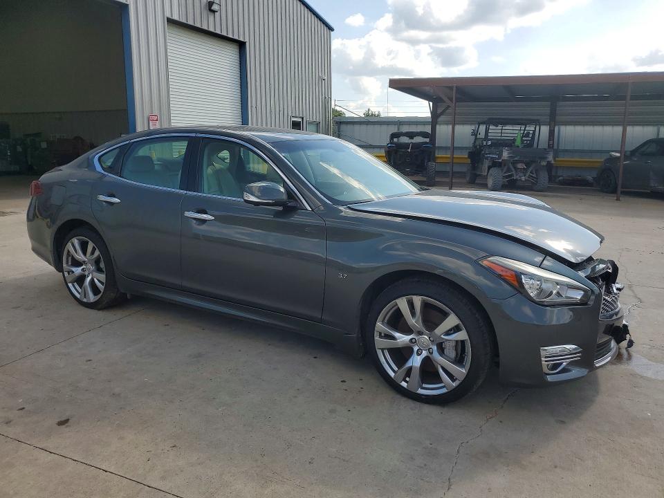 2015 Infiniti Q70 VIN JN1BY1AR3FM562547 COPART salvage auction — FRONT END, MS - CERTIFICATE OF TITLE, sold $20 on 2026-07-14 (photo 4)