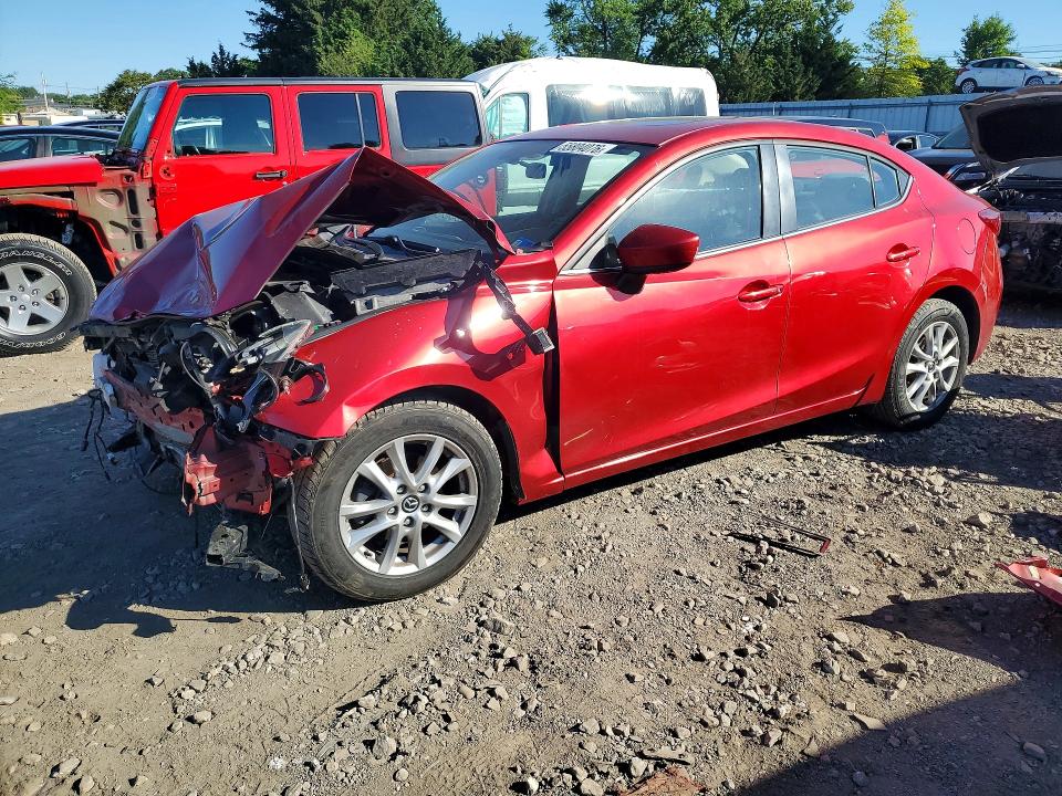 2016 Mazda 3 VIN JM1BM1V73G1278971 COPART salvage auction — FRONT END, Md - Cert Of Salvage > 75% Damage, sold $825 on 2026-07-13 (photo 1)