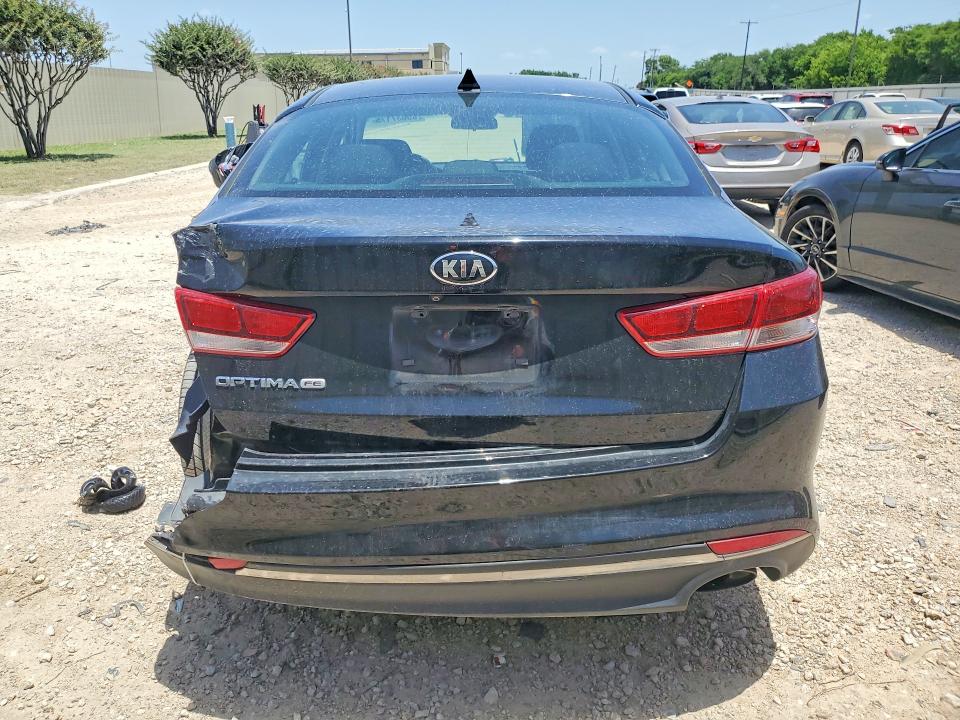 2016 Kia Optima VIN KNAGT4L33G5117424 COPART salvage auction — REAR END, TX - SALVAGE VEHICLE TITLE (P), sold $725 on 2026-07-16 (photo 6)