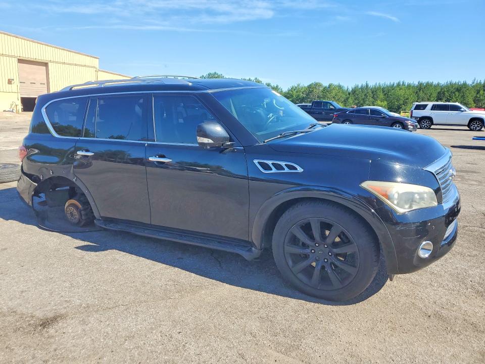 2012 Infiniti Qx56 VIN JN8AZ2NE8C9021368 COPART salvage auction — UNDERCARRIAGE, Sc - Cert Of Title-Salvage, sold $1,650 on 2026-07-31 (photo 4)