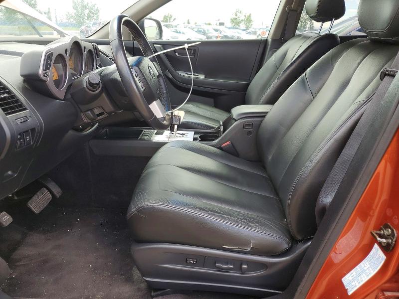 2003 Nissan Murano VIN JN8AZ08W33W207703 COPART salvage auction — MECHANICAL, Ab - Oop - Active, sold $425 on 2026-07-28 (photo 7)