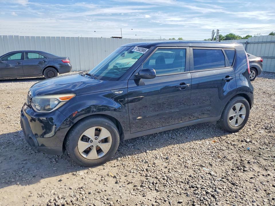 2014 Kia Soul VIN KNDJN2A22E7002199 COPART salvage auction — FRONT END, Oh - Certificate Of Title, sold $600 on 2026-07-15 (photo 1)