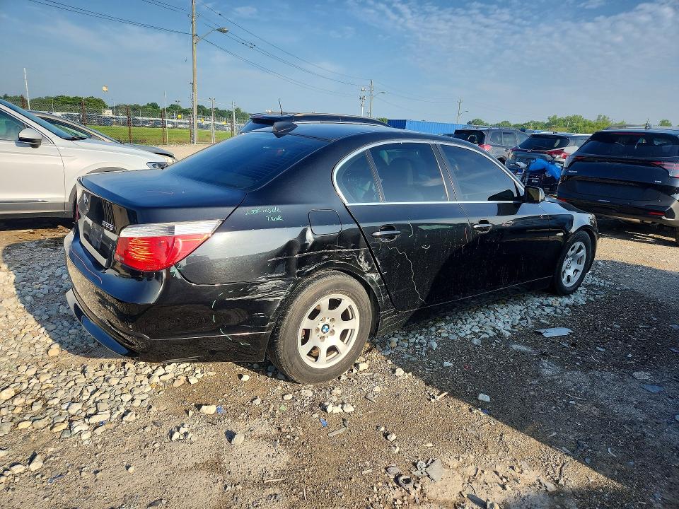 2004 BMW 5er VIN WBANA53564B846650 COPART salvage auction — REAR END, In - Cert Of Title-Salvage Title, sold $275 on 2026-07-17 (photo 3)