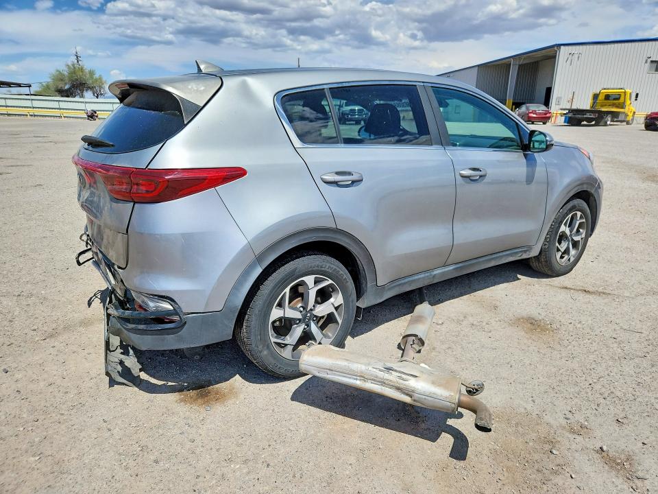 2020 Kia Sportage VIN KNDPM3AC1L7824243 COPART salvage auction — REAR END, Az - Cert Of Title - Salvage, sold $3,550 on 2026-07-10 (photo 3)
