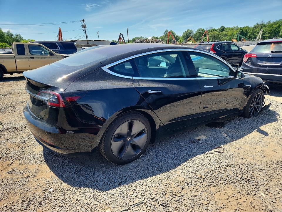 2018 Tesla Model 3 VIN 5YJ3E1EA1JF123492 COPART salvage auction — FRONT END, Nj - Cert Of Title-Salvage, sold $6,700 on 2026-07-28 (photo 3)