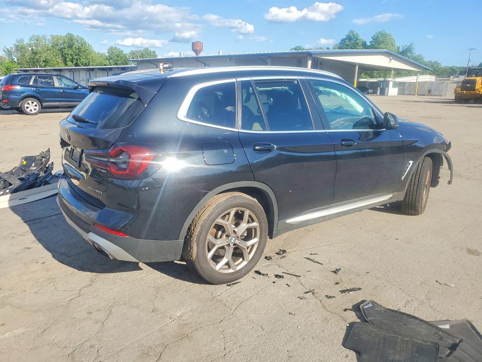 2022 BMW X3 VIN 5UX53DP00N9N03877 COPART salvage auction — FRONT END, Ny - Mv-907A Salvage Certificate, sold $10,600 on 2026-07-07 (photo 3)