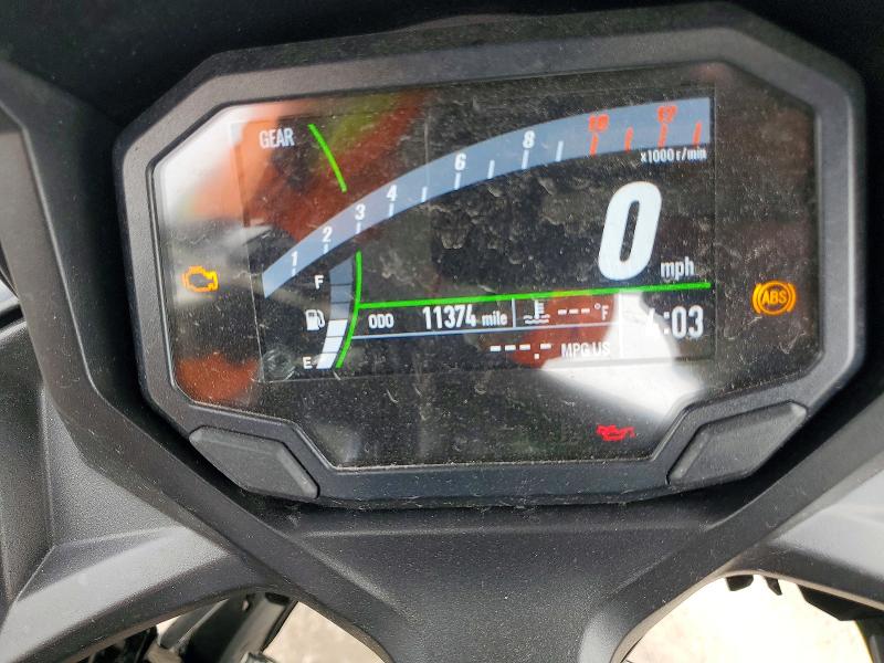 2022 Kawasaki Ex VIN ML5EXEM18NDA65287 COPART salvage auction — FRONT END, Ny - Mv-907A Salvage Certificate, sold $675 on 2026-07-02 (photo 7)