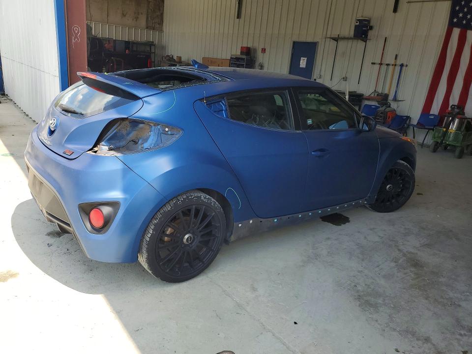 2016 Hyundai VIN KMHTC6AE8GU260985 COPART salvage auction — REAR END, Nc - Salvage Certificate Of Title, sold $550 on 2026-07-29 (photo 3)