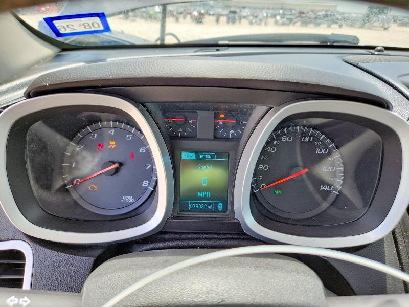 2015 Chevrolet Equinox VIN 2GNFLFEK6F6186374 COPART salvage auction — FRONT END, Tx - Salvage Vehicle Title, sold $70 on 2026-07-09 (photo 9)