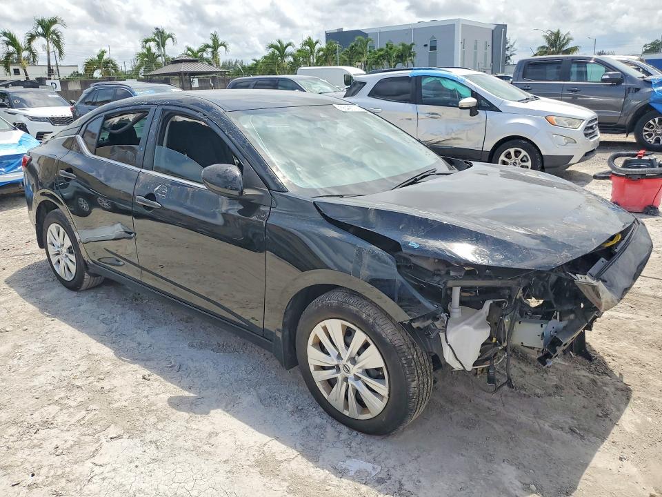 2024 Nissan Sentra VIN 3N1AB8BV5RY250300 COPART salvage auction — FRONT END, Fl - Certificate Of Destruction, sold $1,150 on 2026-07-31 (photo 4)