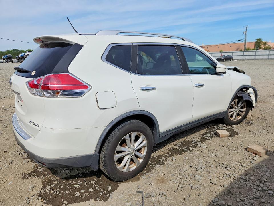 2016 Nissan Rogue VIN KNMAT2MVXGP713096 COPART salvage auction — FRONT END, NJ - CERT OF TITLE-SALVAGE, sold $775 on 2026-07-29 (photo 3)