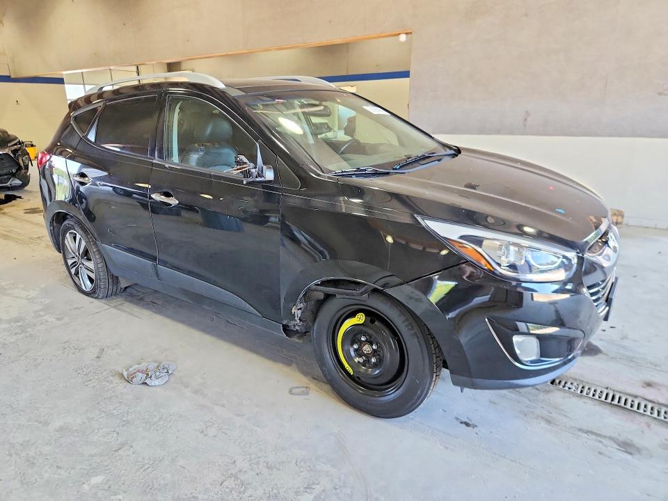 2014 Hyundai Tucson VIN KM8JUCAG5EU863636 COPART salvage auction — FRONT END, Va - Certificate Of Title, sold $1,850 on 2026-07-02 (photo 4)