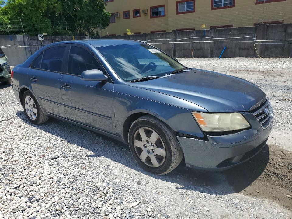 2009 Hyundai Sonata VIN 5NPET46C19H503137 COPART salvage auction — FRONT END, FL - CERT OF TITLE SLVG REBUILDABLE, sold $725 on 2026-07-10 (photo 4)