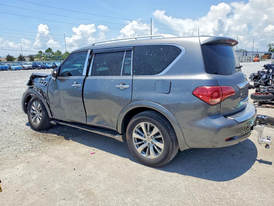 2017 Infiniti Qx80 VIN JN8AZ2NE9H9156981 COPART salvage auction — SIDE, Fl - Cert Of Title Slvg Rebuildable, sold $2,600 on 2026-07-14 (photo 2)