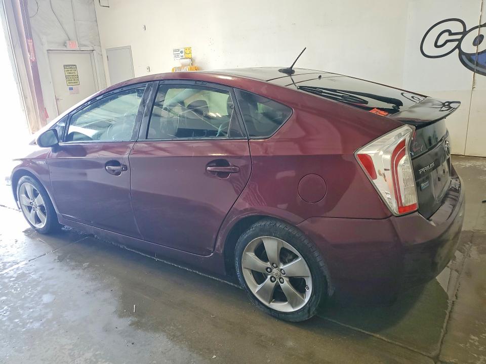 2013 Toyota Prius VIN JTDKN3DU9D5597599 COPART salvage auction — FRONT END, WV - CERTIFICATE OF TITLE, sold $1,900 on 2026-07-16 (photo 2)