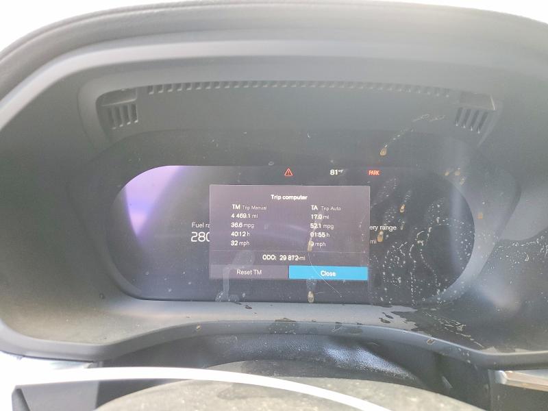 2022 Volvo Xc60 VIN YV4BR0DM4N1910597 COPART salvage auction — FRONT END, CA - SALVAGE CERTIFICATE, sold $60 on 2026-07-21 (photo 9)