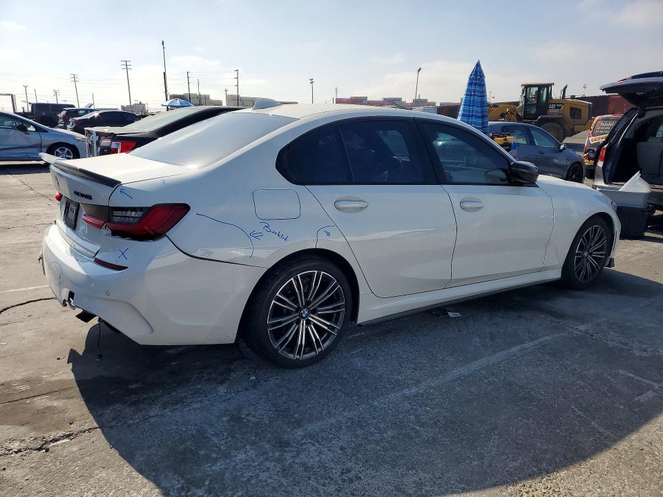 2020 BMW M3 VIN WBA5U7C00LFH22312 COPART salvage auction — REAR END, Ca - Salvage Certificate, sold $15,000 on 2026-07-22 (photo 3)