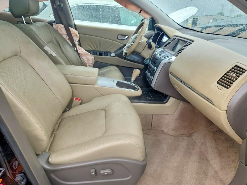 2009 Nissan Murano VIN JN8AZ18WX9W152746 COPART salvage auction — SIDE, IL - SALVAGE CERTIFICATE, sold $350 on 2026-07-16 (photo 7)