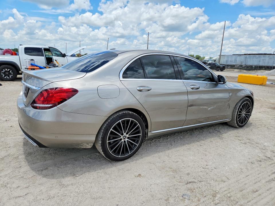 2020 Mercedes-benz C-klasse VIN WDDWF8DB2LR526770 COPART salvage auction — FRONT END, Salvage Title, sold $3,650 on 2026-07-30 (photo 3)