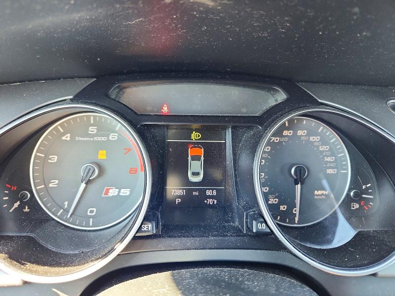 2013 Audi Rs5 VIN WAUCGAFH2DN004326 COPART salvage auction — FRONT END, In - Cert Of Title-Salvage Title, sold $1,500 on 2026-07-28 (photo 9)