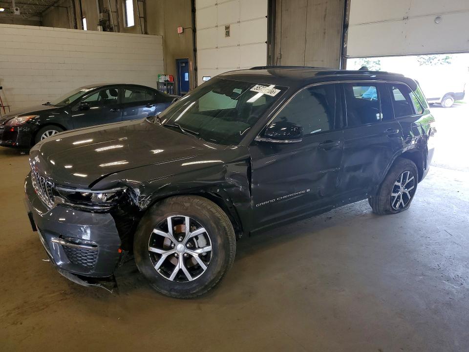 2024 Jeep Grand cherokee VIN 1C4RJHBG9RC104267 COPART salvage auction — FRONT END, Mn - Cert Of Title-Salvage, sold $11,100 on 2026-07-02 (photo 1)