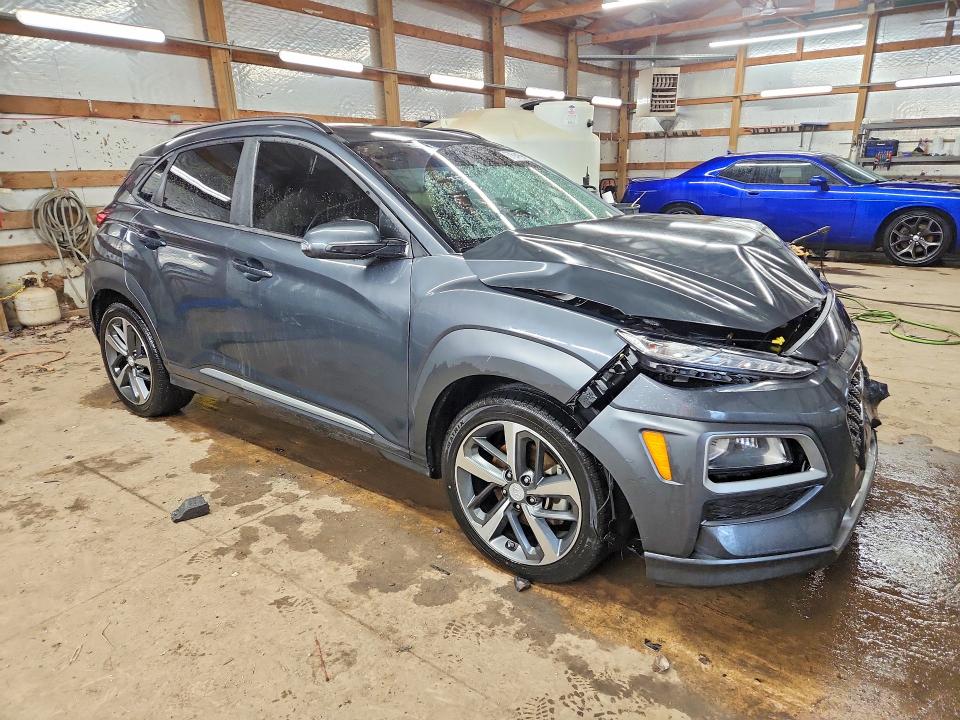 2020 Hyundai Kona VIN KM8K53A58LU421785 COPART salvage auction — FRONT END, Il - Salvage Certificate, sold $2,050 on 2026-07-27 (photo 4)