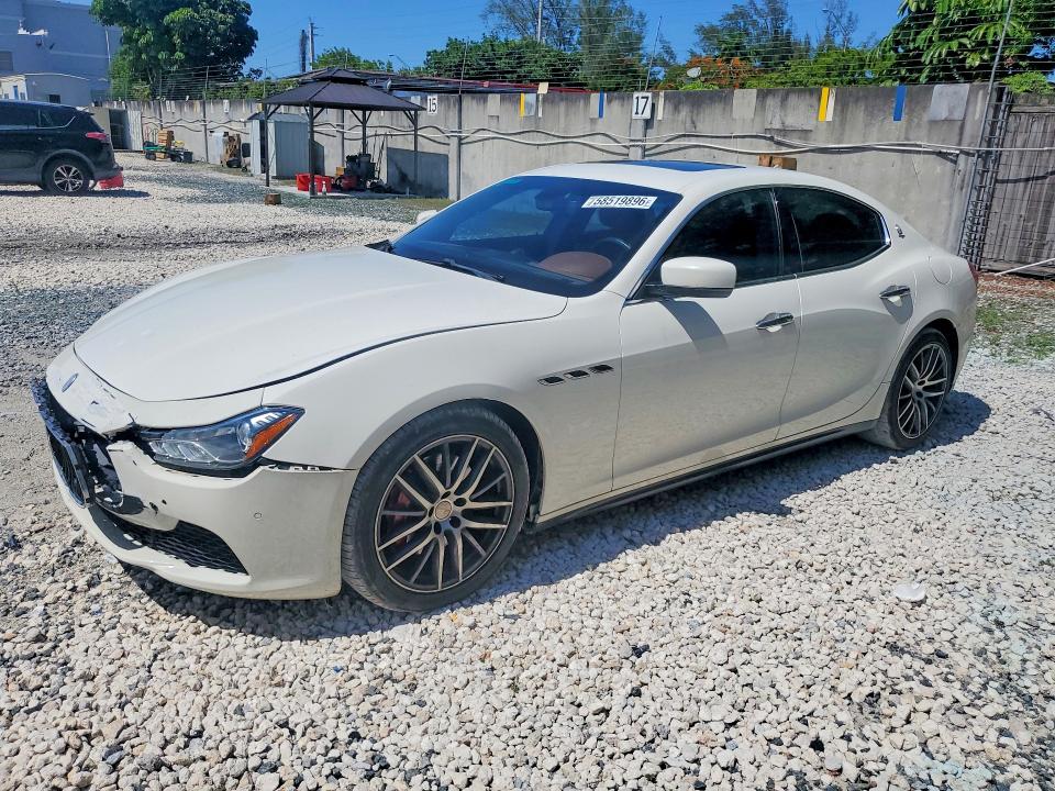 2016 Maserati VIN ZAM57XSA9G1175413 COPART salvage auction — FRONT END, FL - CERT OF TITLE SLVG REBUILDABLE, sold $2,900 on 2026-07-10 (photo 1)