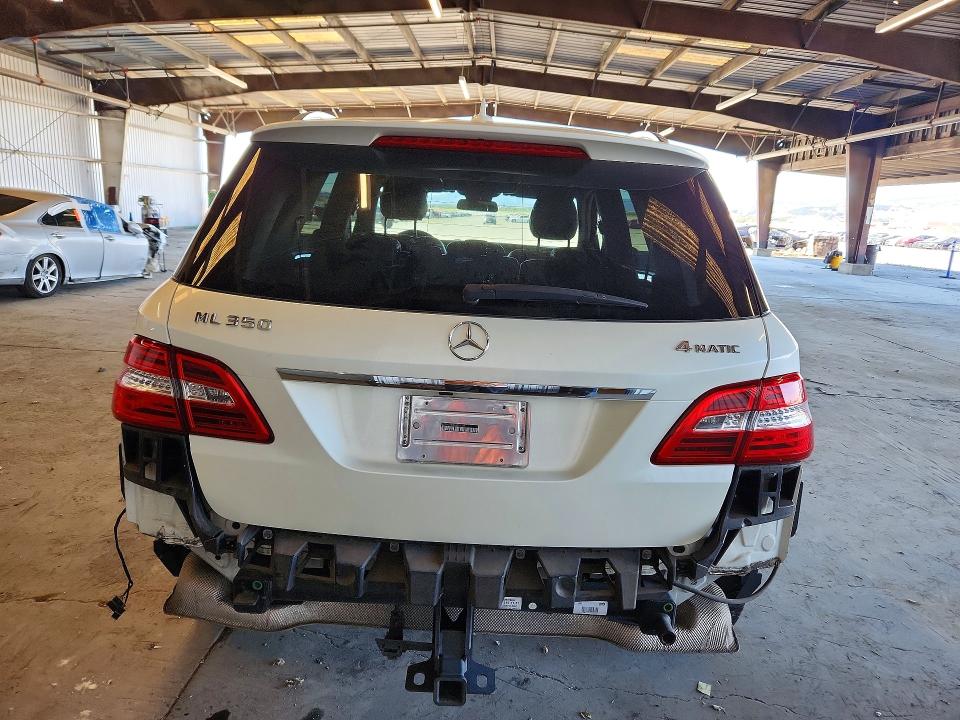 2014 Mercedes-benz M-klasse VIN 4JGDA5HB5EA382346 COPART salvage auction — REAR END, Ca - Salvage Certificate, sold $4,800 on 2026-08-06 (photo 6)