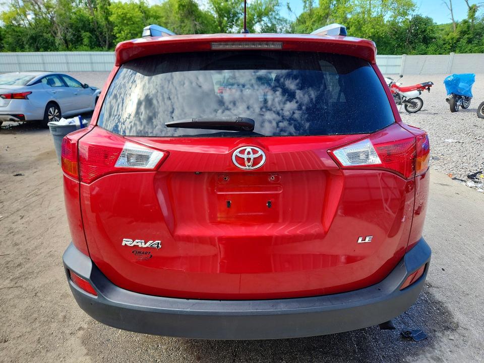 2014 Toyota Rav 4 VIN JTMZFREV0EJ011189 COPART salvage auction — HAIL, Wi - Junked Vehicle Bill Of Sale, sold $2,950 on 2026-07-06 (photo 6)