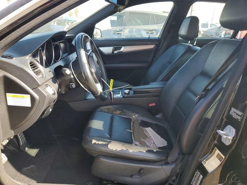 2013 Mercedes-benz C-klasse VIN WDDGF4HB9DR293625 COPART salvage auction — FRONT END, Ca - Salvage Certificate, sold $550 on 2026-07-09 (photo 7)